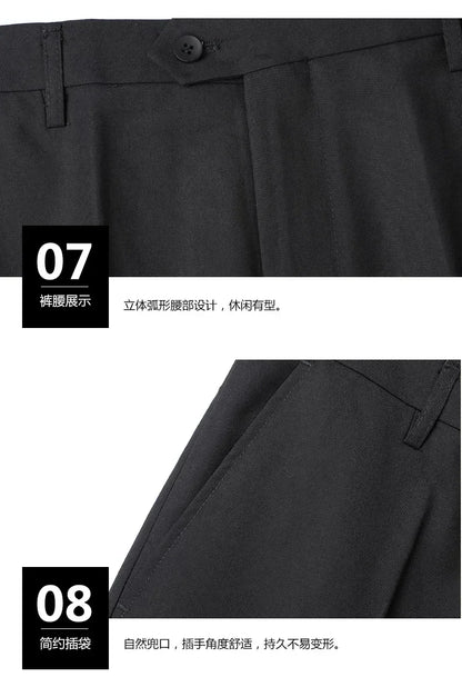 Crisluvᵀᴹ Men’s 8XL Business Suit Set – Slim Fit Blazer &amp; Pants