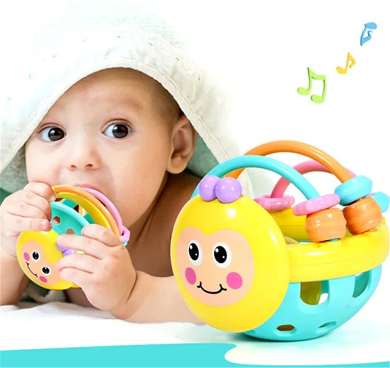 Baby Soft Teething Sensory Rattle Ball Toy