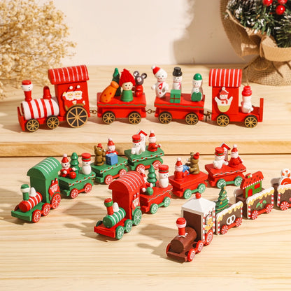Christmas Train Merry Christmas Decorations For Home 2025 Cristmas Ornament Xmas Navidad Noel Gifts Happy New Year 2025 Decor