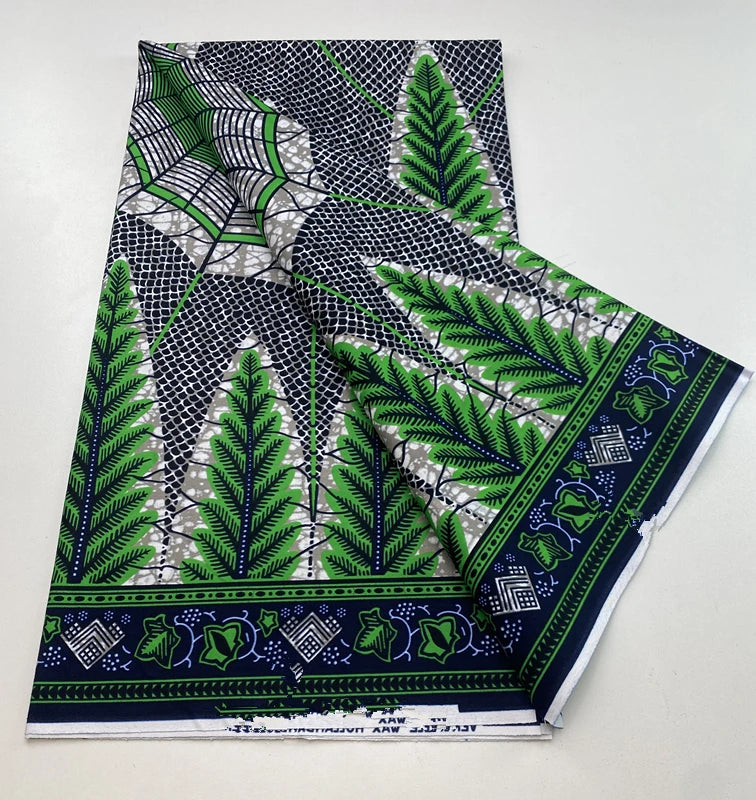 100% Cotton Batik Nigeria Women Style Ankara Wax Fabric Soft Pagne 2025 New Guaranteed Veritable African Real Wax Prints Fabric
