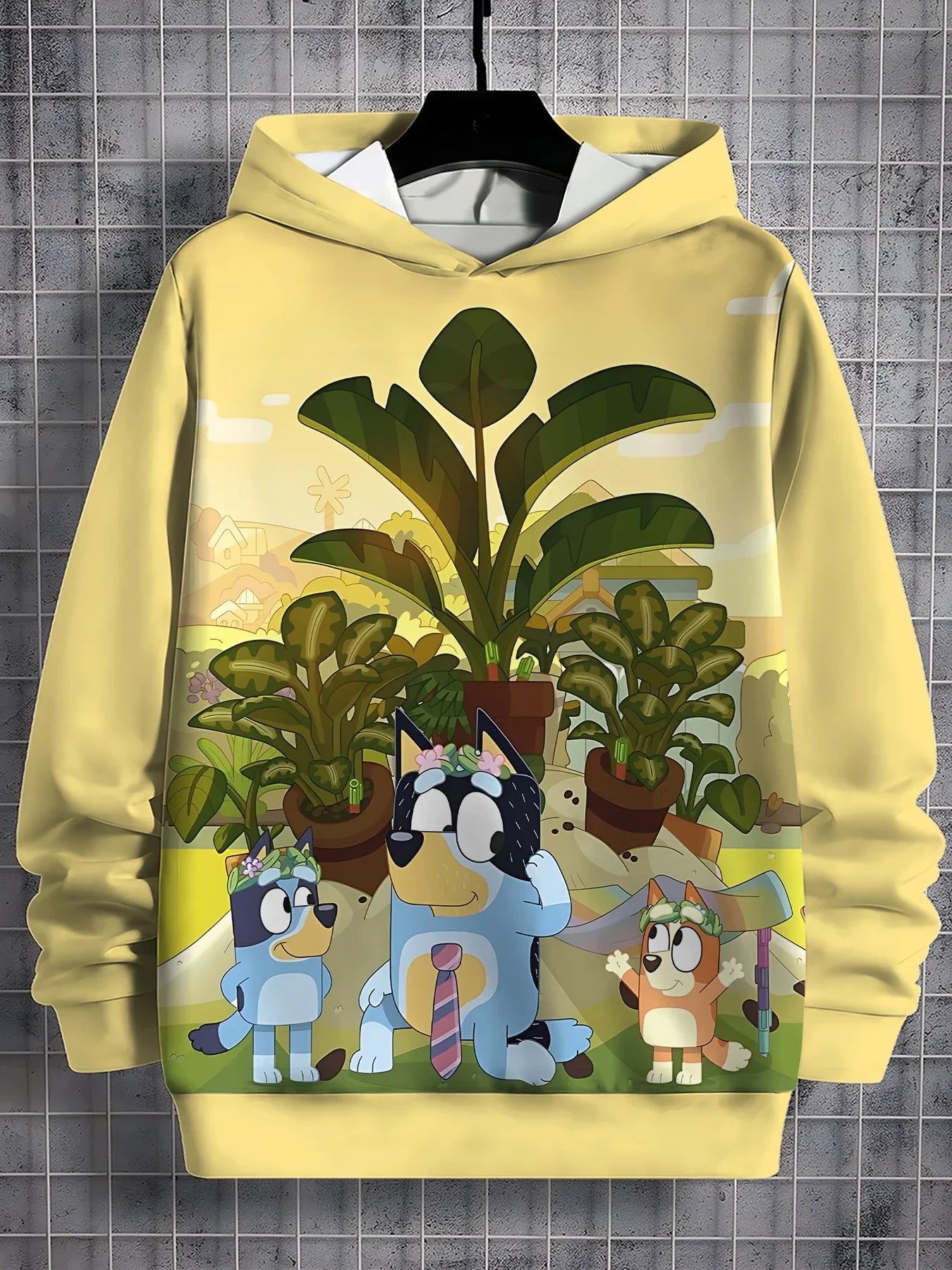 Blueys-Bingoed Blue Dog 3D Print All Seasons Children Casual Sweatshirt Cool Pullover Tops Unisex Clothes Boy Girl Hoodies