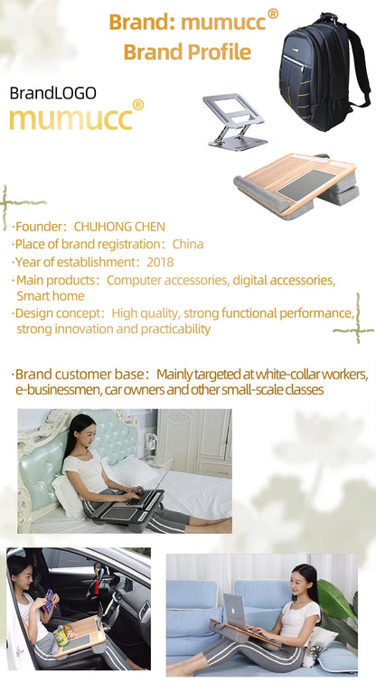 Multifunctional Laptop Desk with Cushion