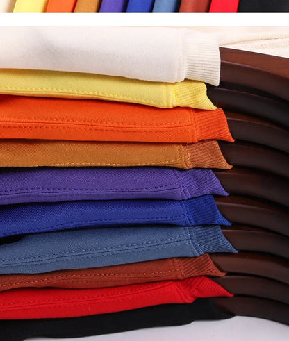 Women’s Casual Solid Color Hoodie – Loose Crewneck Autumn Pullover