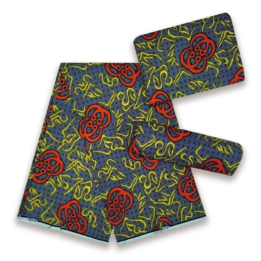 Print Guaranteed Veritable Ankara African Real Wax Fabric Soft Pagne for Dress New Arrival High Quality Original 100% Cotton