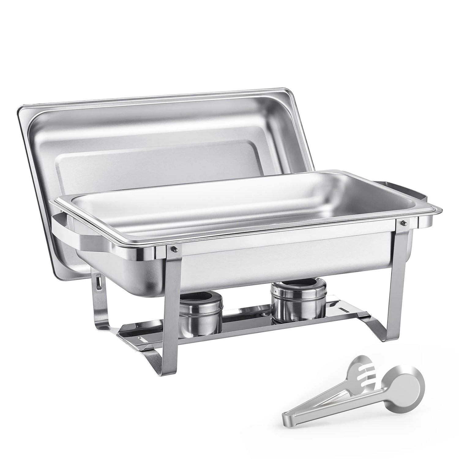 8 Qt Stainless Steel Chafing Dish Set 4-Pack
