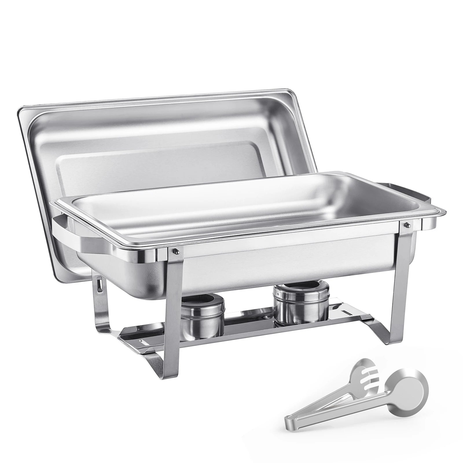 8 Qt Stainless Steel Chafing Dish Set 4-Pack