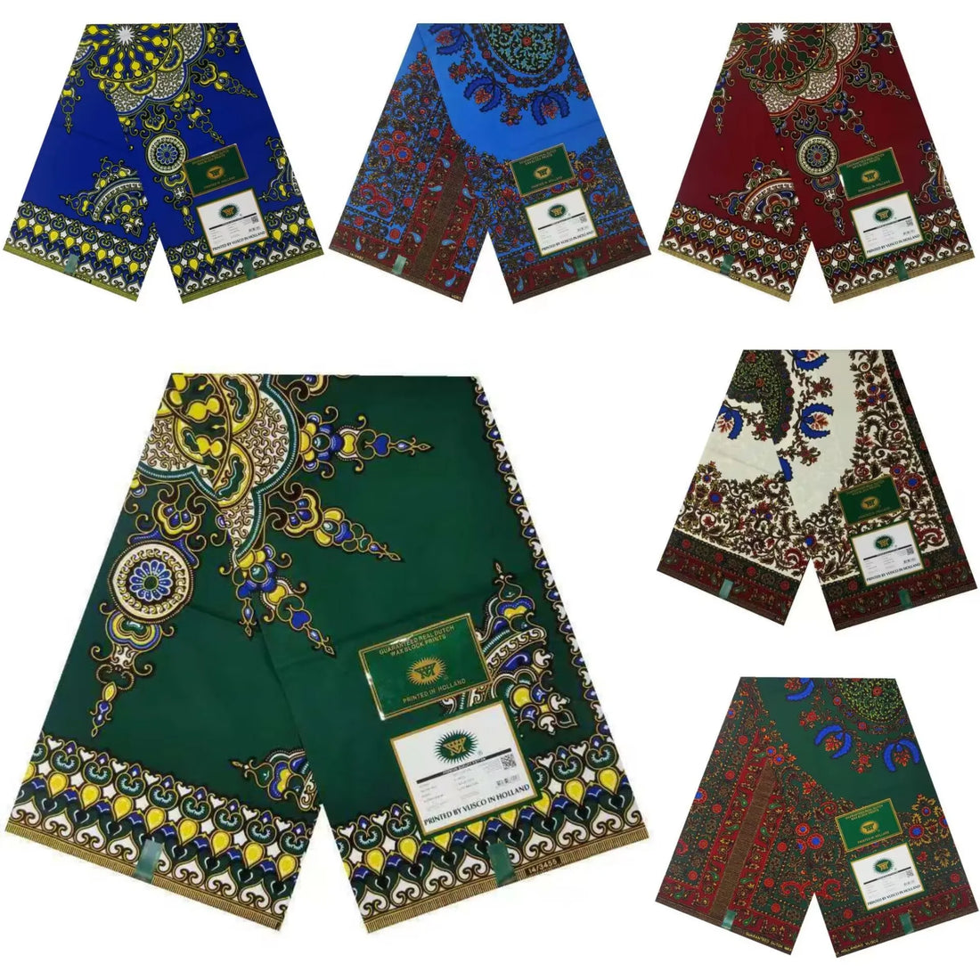 100% Cotton Latest Ankara Wax Fabric High Quality African Wax Print Soft Guaranteed Veritable Real Dutch Pagne for Dresses