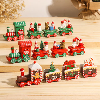Christmas Train Merry Christmas Decorations For Home 2025 Cristmas Ornament Xmas Navidad Noel Gifts Happy New Year 2025 Decor