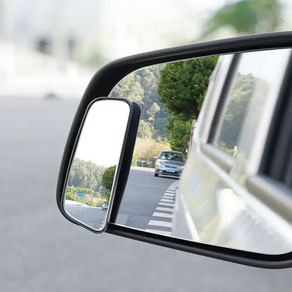 360 Degree Adjustable Blind Spot Mirror 2Pcs Wide Angle Car Mirror