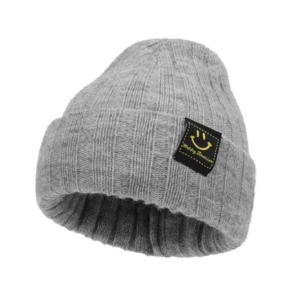 Autumn Winter Solid Color Baby Boys Girls Hat Knitted Soft Kids Beanie Cap For 0-6 Month Newborn Toddler Windproof Warm Hat 2025