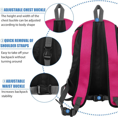 Crisluvᵀᴹ Double-Shoulder Pet Carrier Backpack – Breathable Travel Dog Bag