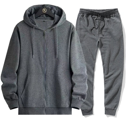 Trendy Zipper Hoodie Set - Perfect for Casual Wear &amp; Travel