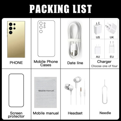 2025 HOT S26 Ultra 5G 22GB 2TB original intelligent 5G dual card dual standby Android 14 system global version 8000mAh battery