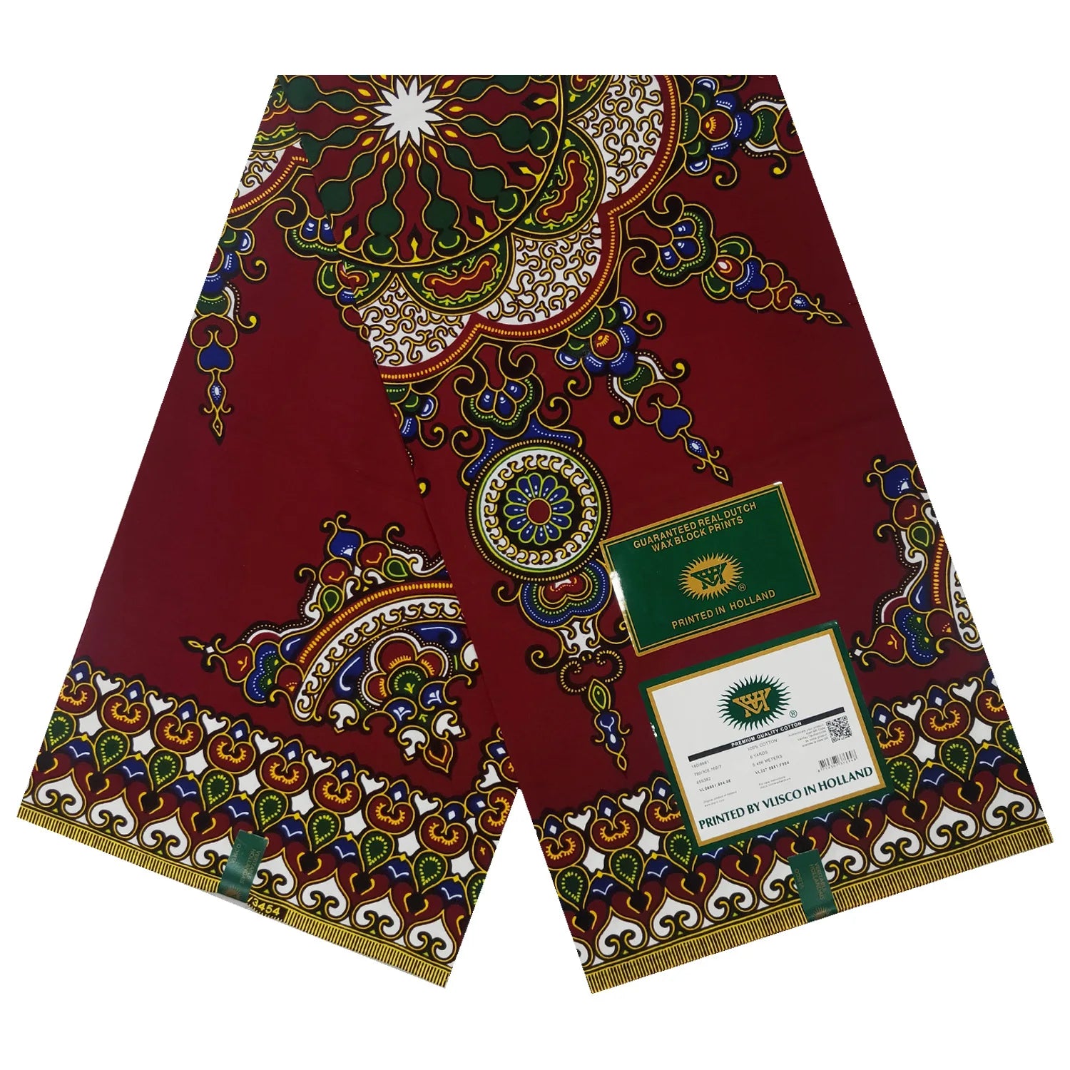 100% Cotton Latest Ankara Wax Fabric High Quality African Wax Print Soft Guaranteed Veritable Real Dutch Pagne for Dresses