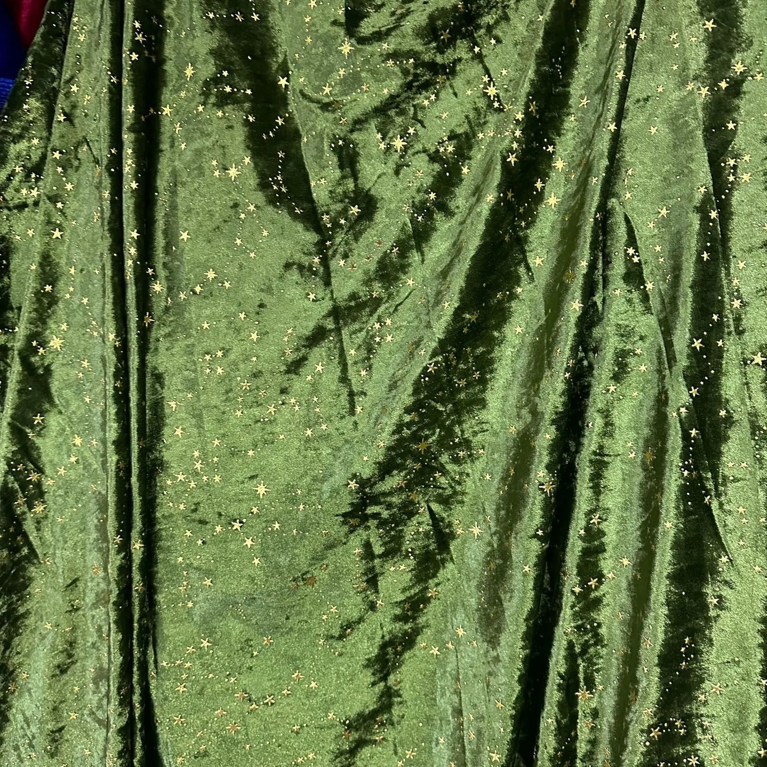 Bronzing Star Velvet Fabric By The Meter for Accessory Dress Pajamas Curtain Pillow Sofa Sewing Velour Cloth Stretch Warm Smooth