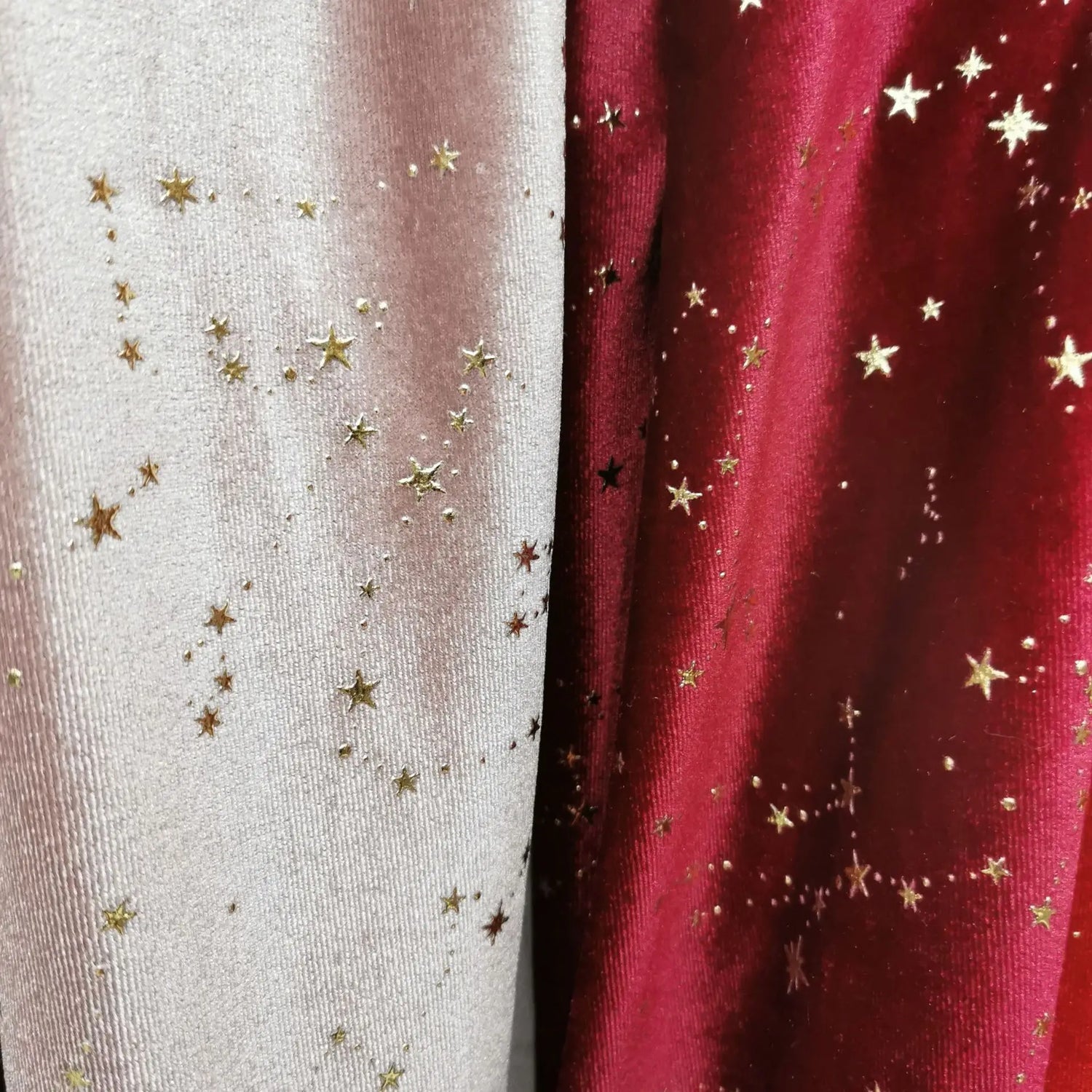 Bronzing Star Velvet Fabric By The Meter for Accessory Dress Pajamas Curtain Pillow Sofa Sewing Velour Cloth Stretch Warm Smooth