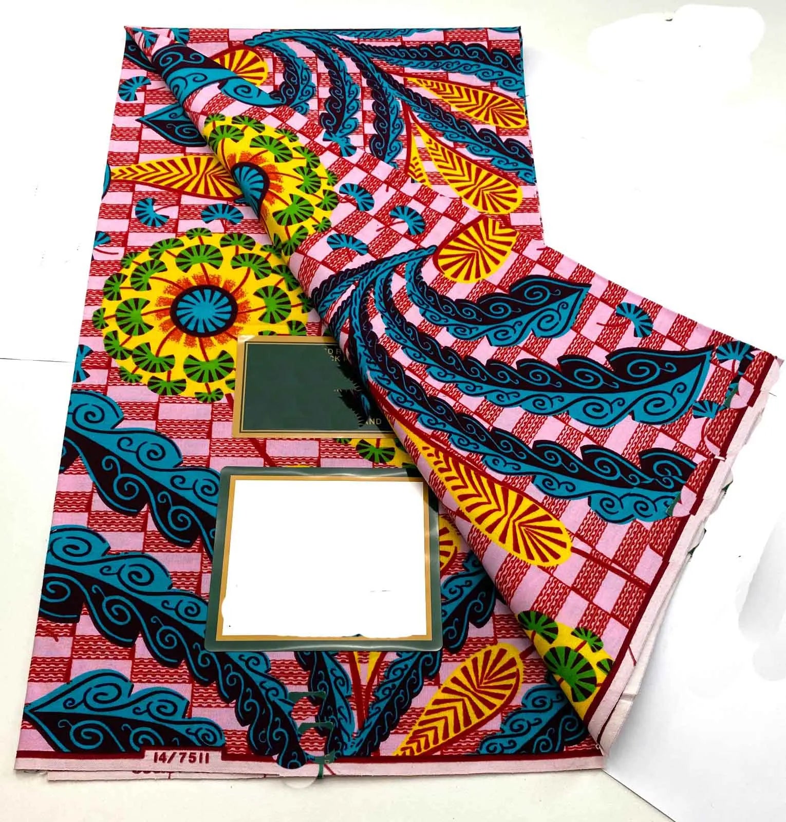 100% Cotton Batik Nigeria Women Style Ankara Wax Fabric Soft Pagne 2025 New Guaranteed Veritable African Real Wax Prints Fabric