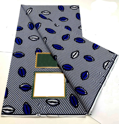 100% Cotton Batik Nigeria Women Style Ankara Wax Fabric Soft Pagne 2025 New Guaranteed Veritable African Real Wax Prints Fabric