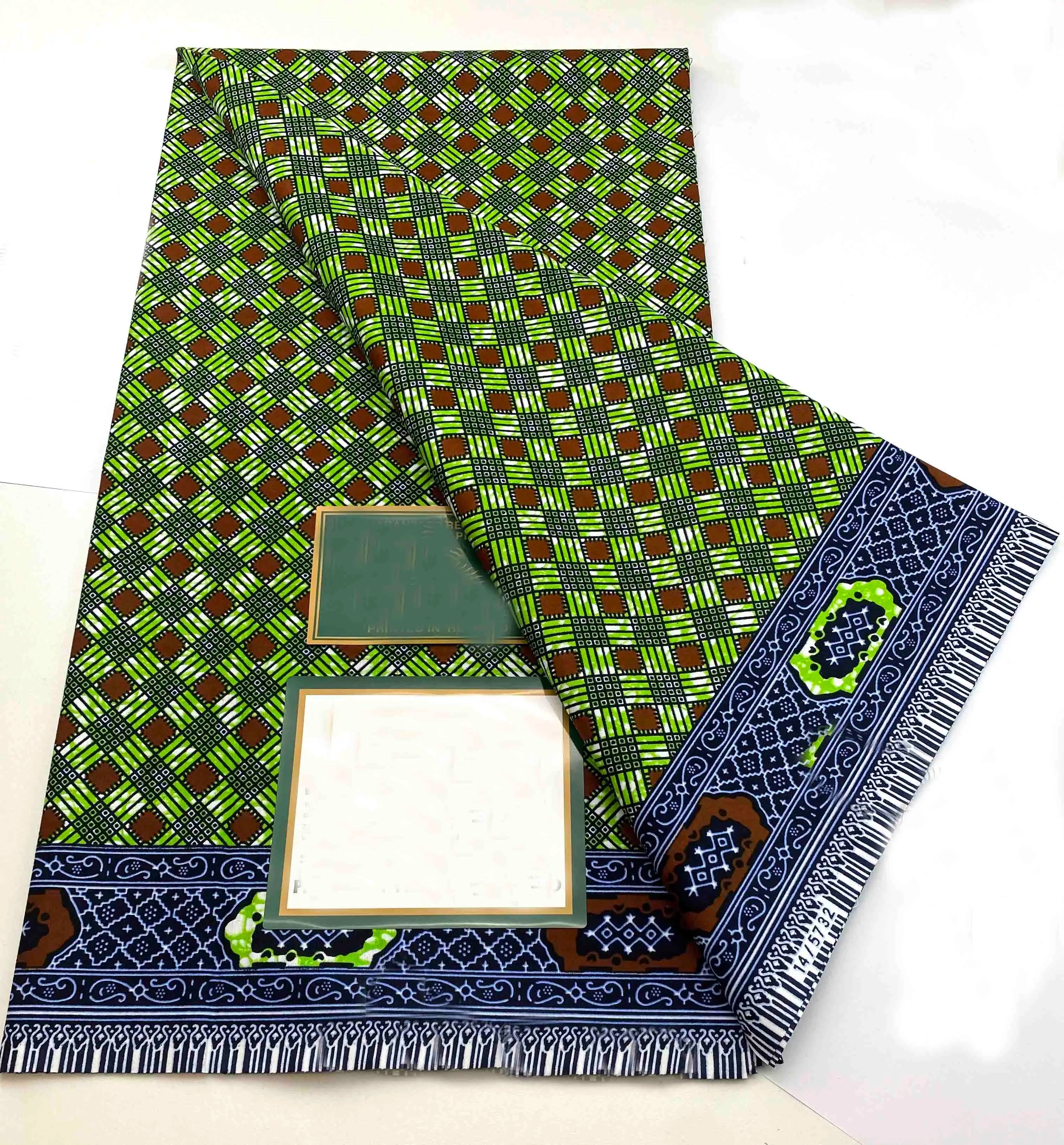 100% Cotton Batik Nigeria Women Style Ankara Wax Fabric Soft Pagne 2025 New Guaranteed Veritable African Real Wax Prints Fabric