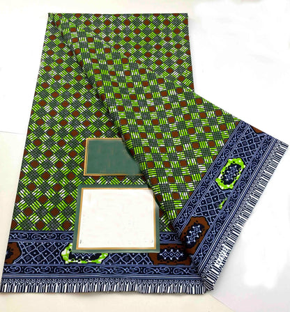 100% Cotton Batik Nigeria Women Style Ankara Wax Fabric Soft Pagne 2025 New Guaranteed Veritable African Real Wax Prints Fabric