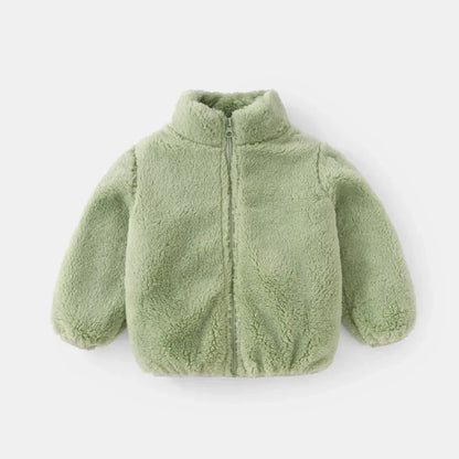 Crisluvᵀᴹ Kids Winter Fleece Jacket – Warm Boys &amp; Girls Outerwear Coat