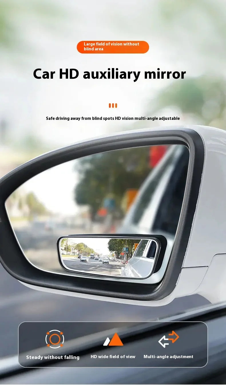 360 Degree Adjustable Blind Spot Mirror 2Pcs Wide Angle Car Mirror