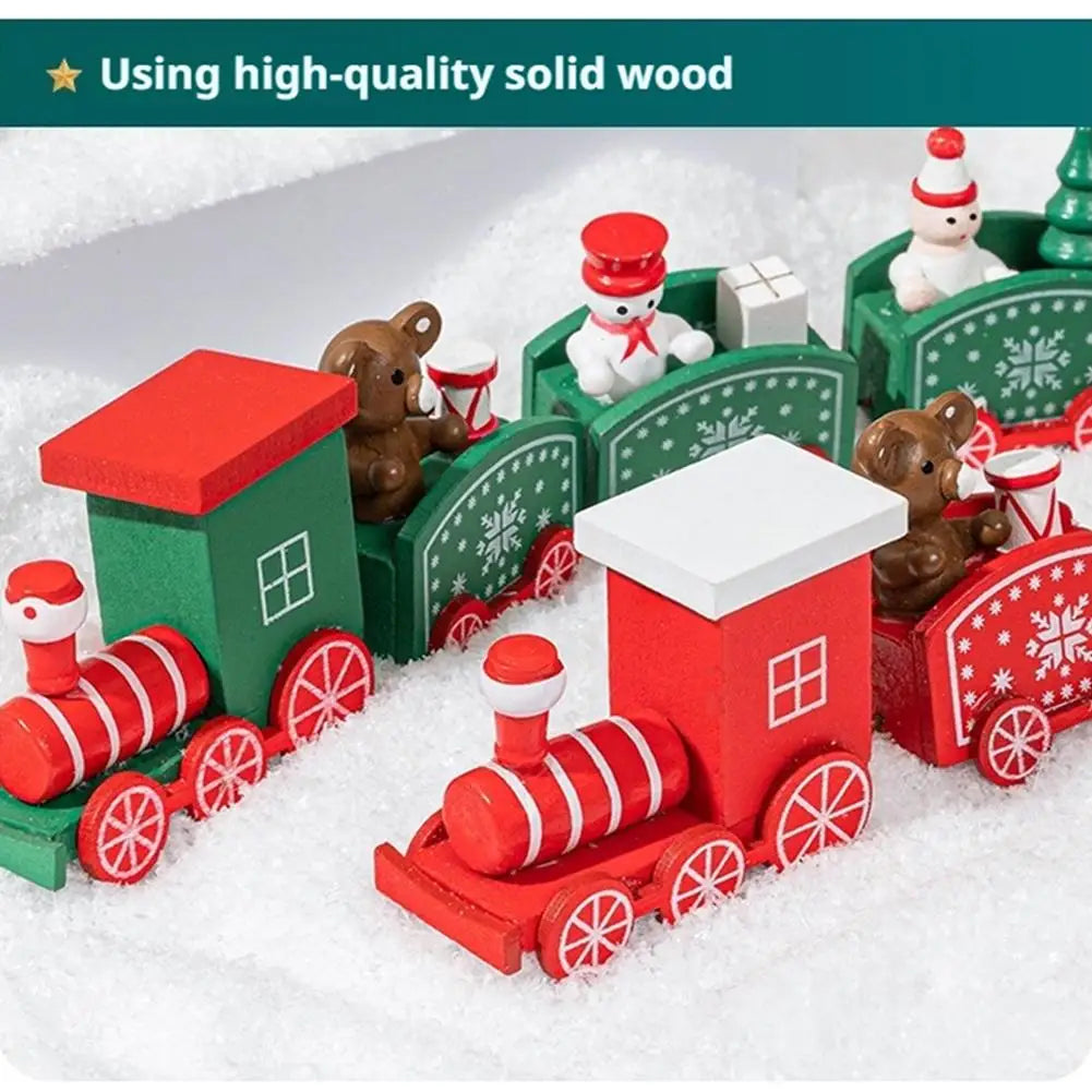 Christmas Train Merry Christmas Decorations For Home 2025 Cristmas Ornament Xmas Navidad Noel Gifts Happy New Year 2026 Gifts