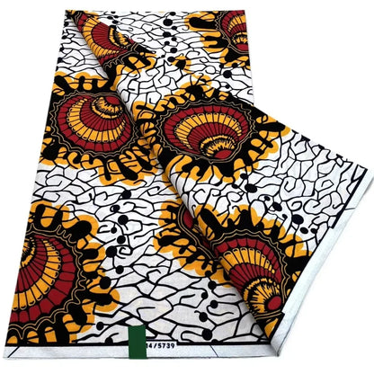 100% Cotton Batik Nigeria Women Style Ankara Wax Fabric Soft Pagne 2025 New Guaranteed Veritable African Real Wax Prints Fabric