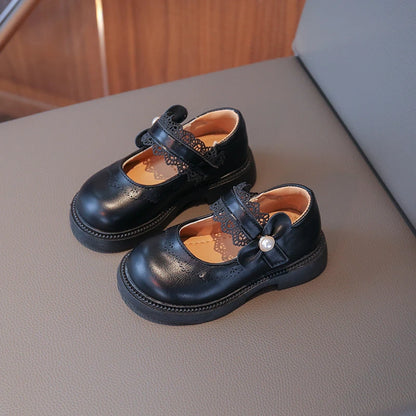 Girls Fashion Leather Flats – Soft Sole