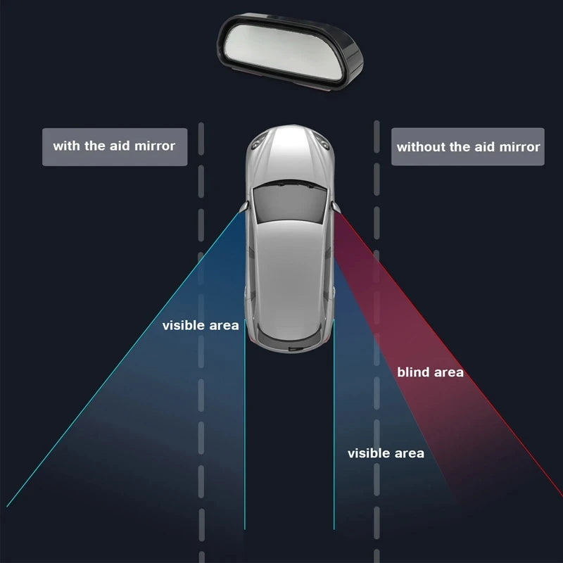 Adjustable Car Rearview Mirror Wide Angle Driving Mirror