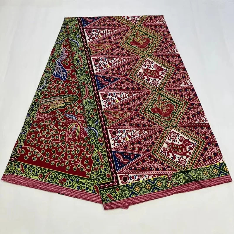 Print Guaranteed Veritable Ankara African Real Wax Fabric Soft Pagne for Dress New Arrival High Quality Original 100% Cotton