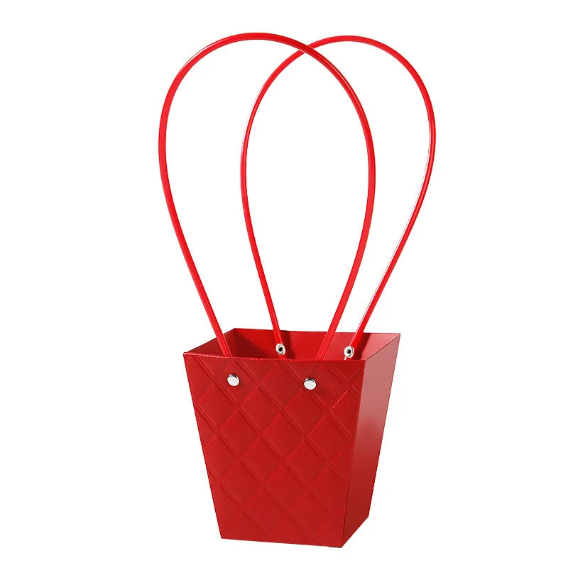 Flower Tote Bag Portable Foldable Long Lasting Universal Present Packing Rose Flower Box Party Gift Box Wedding Valentine&