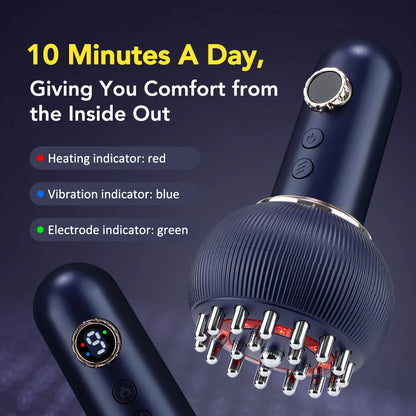 Electric Lymphatic Drainage Massager – Microcurrent Anti-Cellulite Body Brush