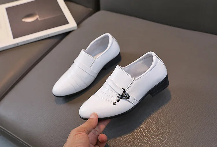 Spring Autumn Boy Leather Shoe Fashion Causal Children&