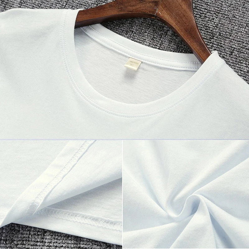 Wholesale Drop-Ship 100% Cotton Summer Soft Slim Short Sleeve T-Shirt Men Plain Tee Standard Blank T Shirt Ins Tees Top