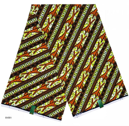 Latest Style Ankara Wax Print Fabric High Quality African Wax  Fabric 100% Cotton Soft African Guaranteed Veritable Real Wax