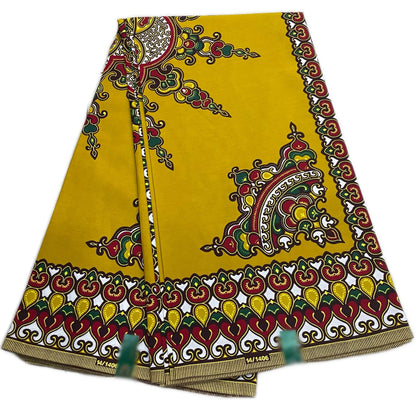 Popular Ankara Wax Fabric High Quality African Wax Print 100% Cotton Soft Pagne for Dresses Nepal