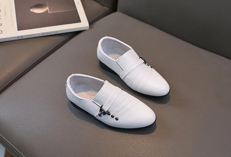 Spring Autumn Boy Leather Shoe Fashion Causal Children&