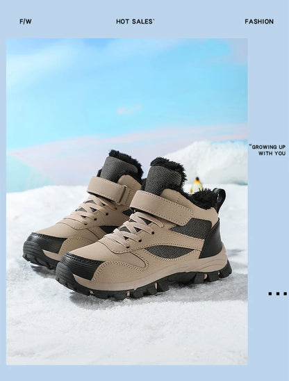 Crisluv Kids Plush Winter Snow Boots