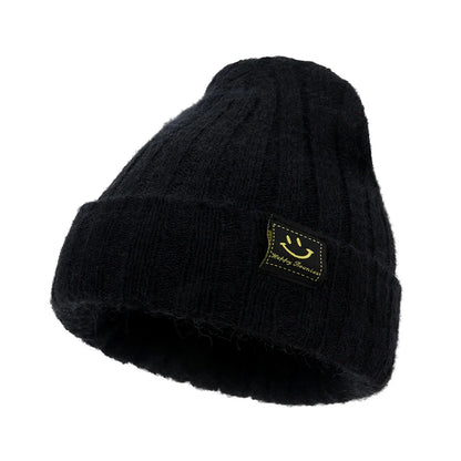 Autumn Winter Solid Color Baby Boys Girls Hat Knitted Soft Kids Beanie Cap For 0-6 Month Newborn Toddler Windproof Warm Hat 2025