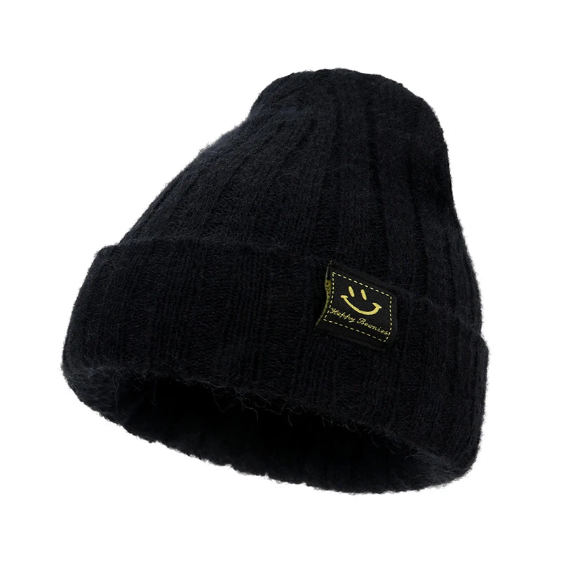 Autumn Winter Solid Color Baby Boys Girls Hat Knitted Soft Kids Beanie Cap For 0-6 Month Newborn Toddler Windproof Warm Hat 2025