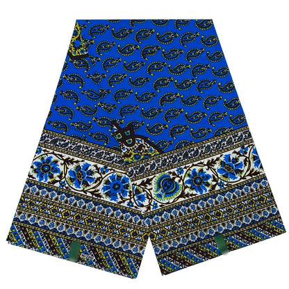Popular Ankara Wax Fabric High Quality African Wax Print 100% Cotton Soft Pagne for Dresses Nepal