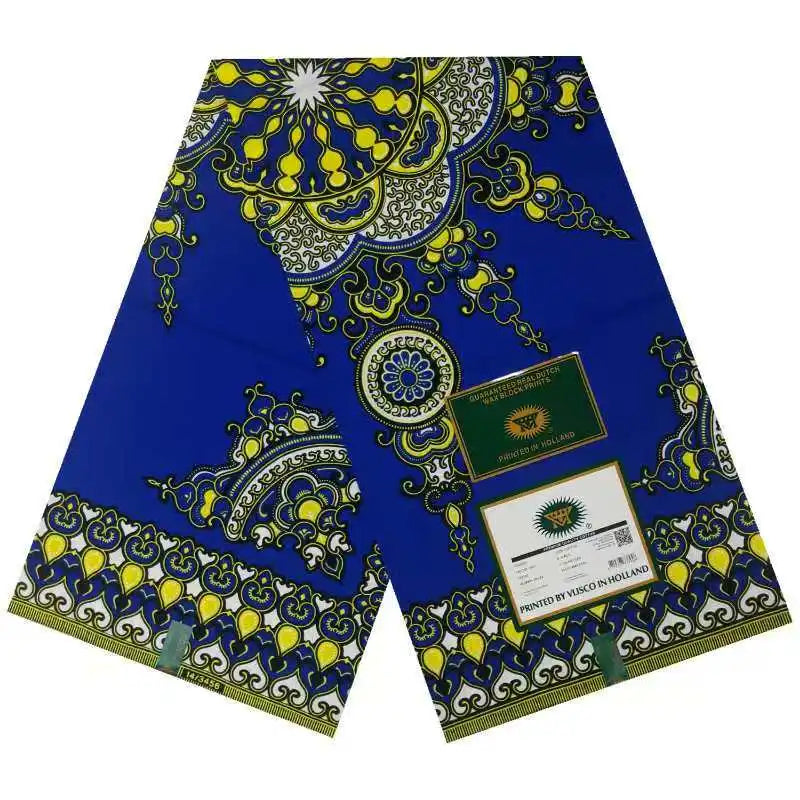 100% Cotton Real Super Soft Wax African Guaranteed Veritable Ankara Fabric Wax For Dresses African Wax Print Fabric High Quality