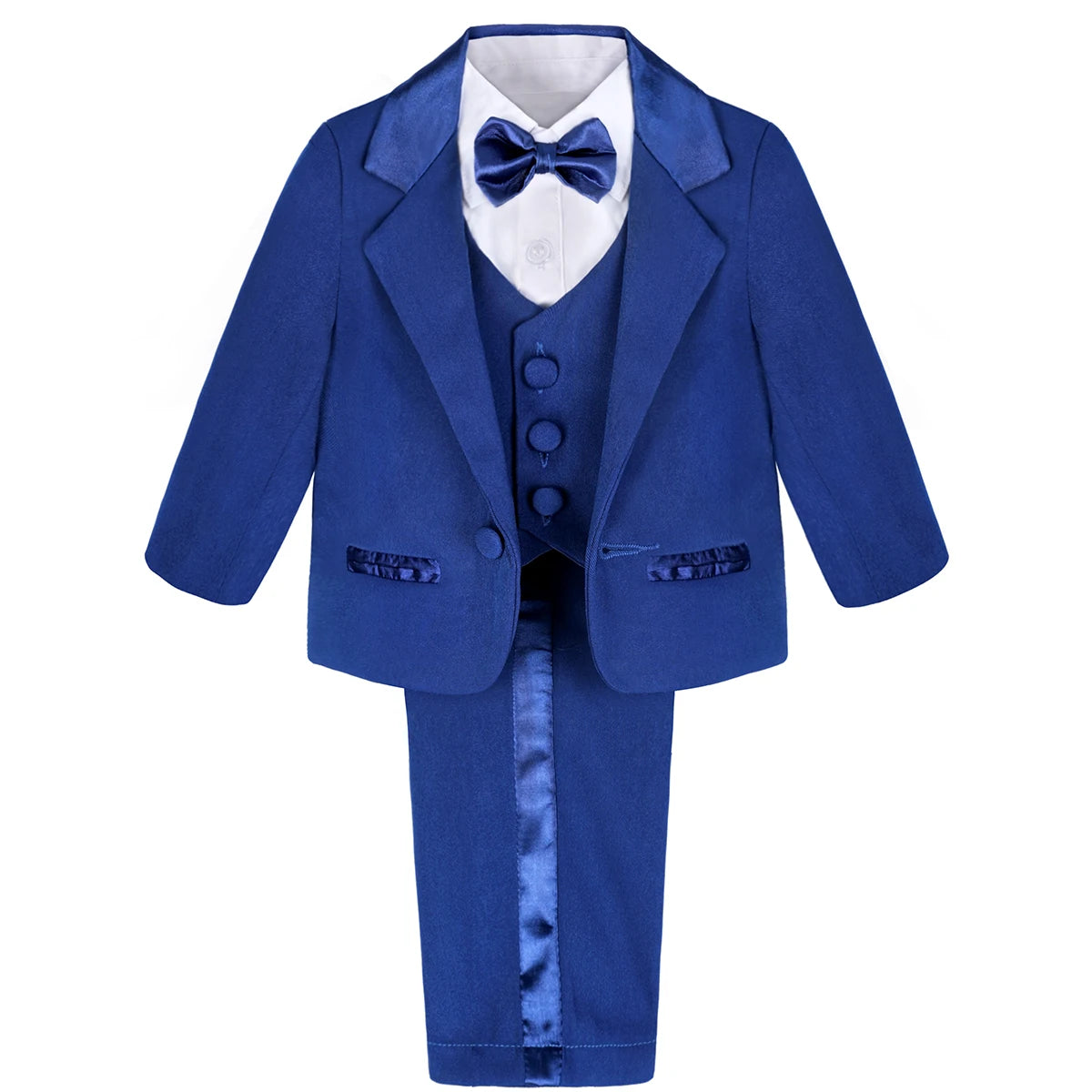 Baby Boy Tuxedo Suit – Infant Formal Wedding &amp; Birthday Gentleman Outfit