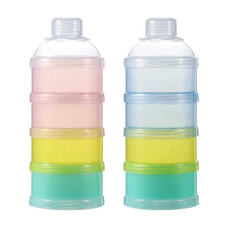 Portable 4 Layer Milk Powder Storage Box