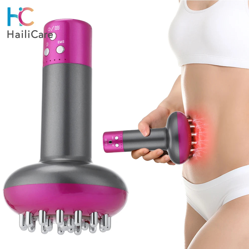 Electric Lymphatic Drainage Massager – Microcurrent Anti-Cellulite Body Brush