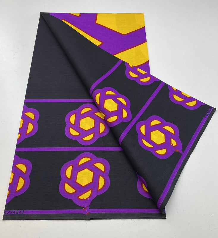 100% Cotton Batik Nigeria Women Style Ankara Wax Fabric Soft Pagne 2025 New Guaranteed Veritable African Real Wax Prints Fabric