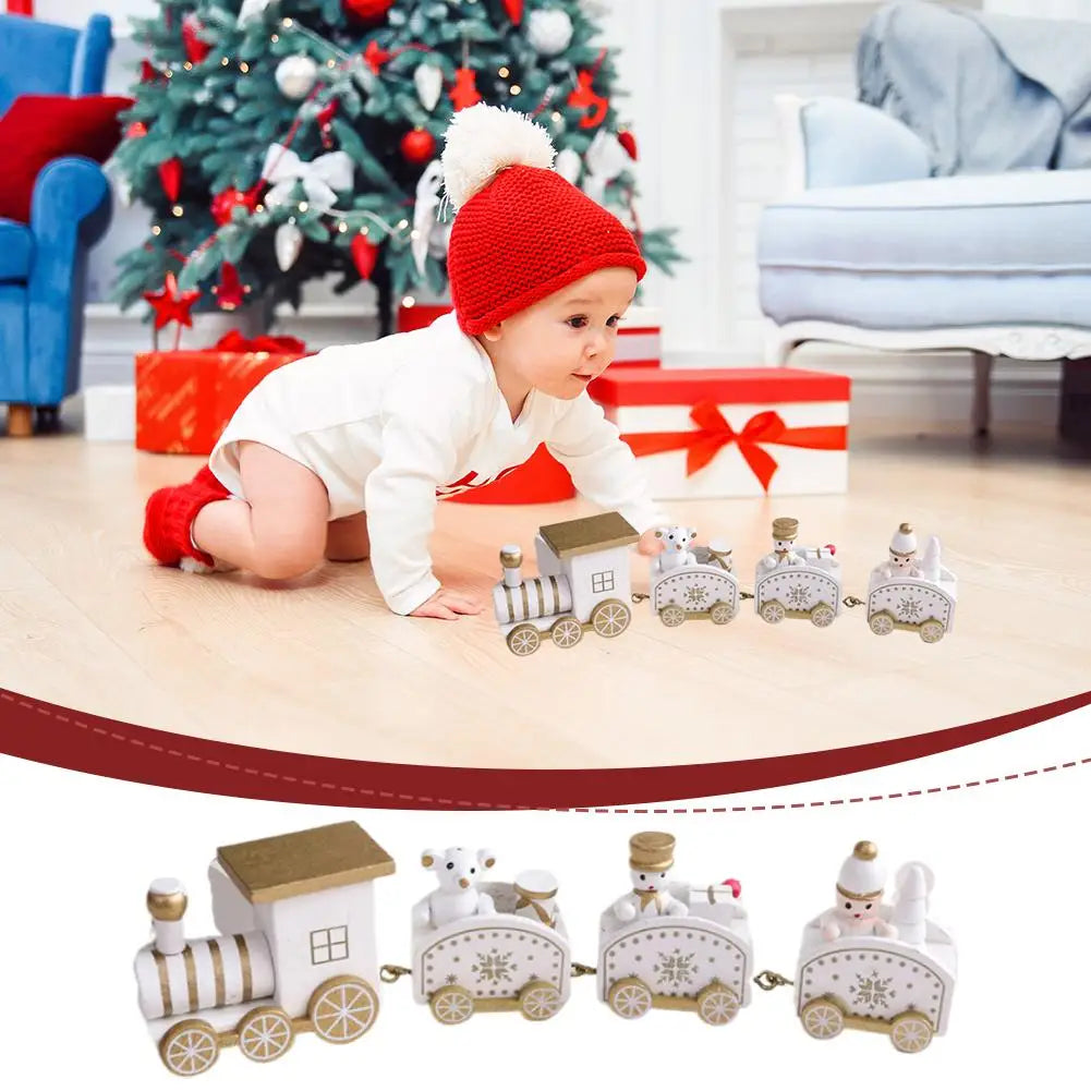 Christmas Train Merry Christmas Decorations For Home 2025 Cristmas Ornament Xmas Navidad Noel Gifts Happy New Year 2026 Gifts