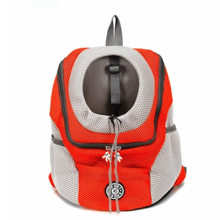 Crisluvᵀᴹ Double-Shoulder Pet Carrier Backpack – Breathable Travel Dog Bag