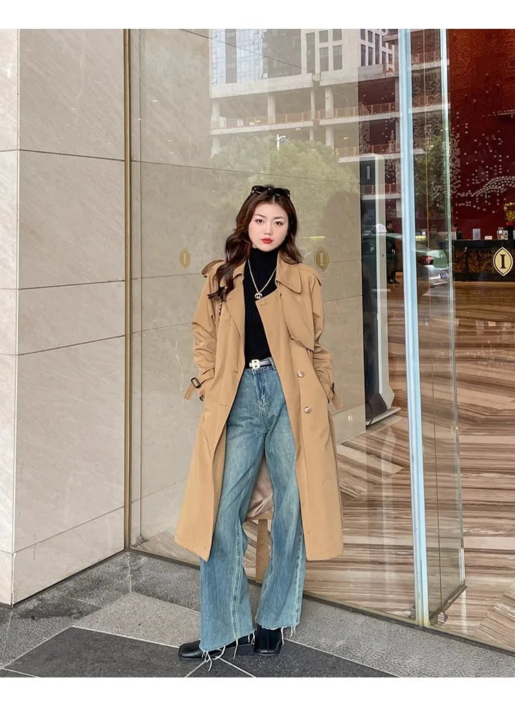 Chic Women’s Turtleneck Knit Sweater – Autumn Winter Slim Pullover